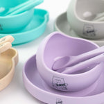 [Bundle] Grow with Bearnie Matching Bowl & Plate - Little Bearnie 