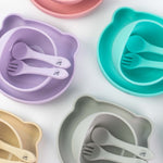 [Bundle] Grow with Bearnie Matching Bowl & Plate - Little Bearnie 