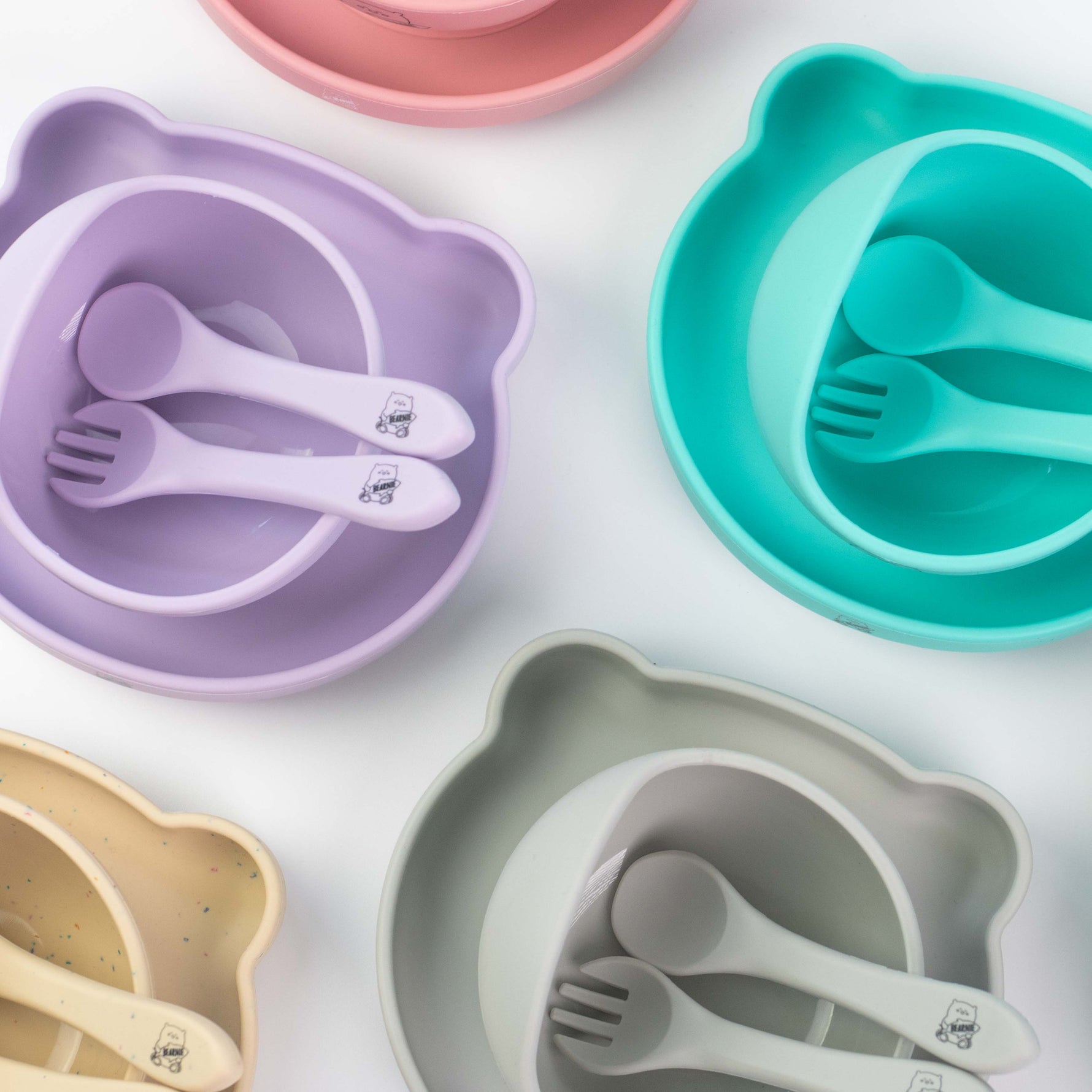 [Bundle] Grow with Bearnie Matching Bowl & Plate - Little Bearnie 