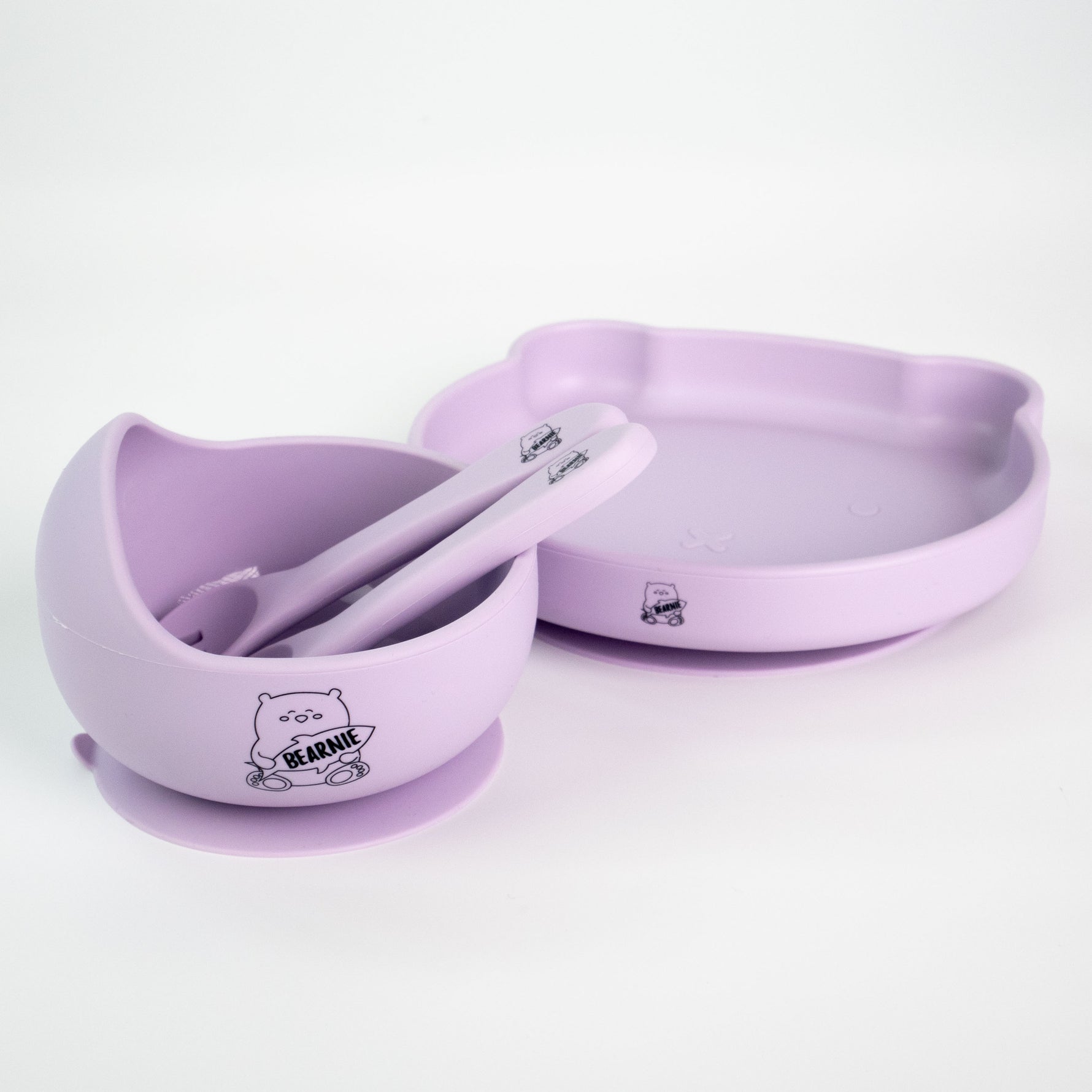 [Bundle] Grow with Bearnie Matching Bowl & Plate - Little Bearnie 