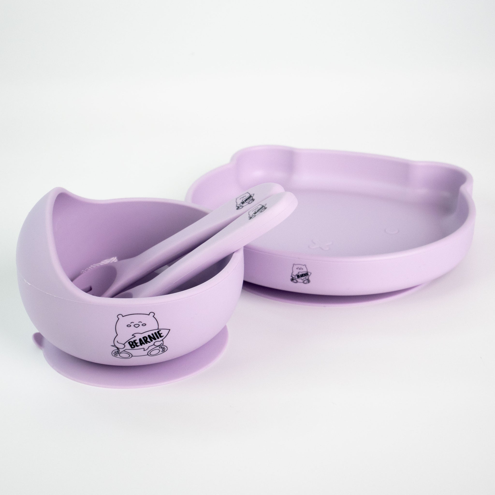 [Bundle] Grow with Bearnie Matching Bowl & Plate - Little Bearnie 