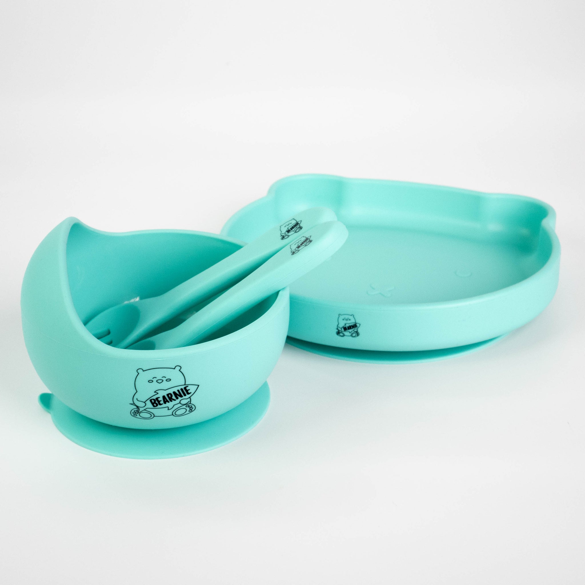[Bundle] Grow with Bearnie Matching Bowl & Plate - Little Bearnie 