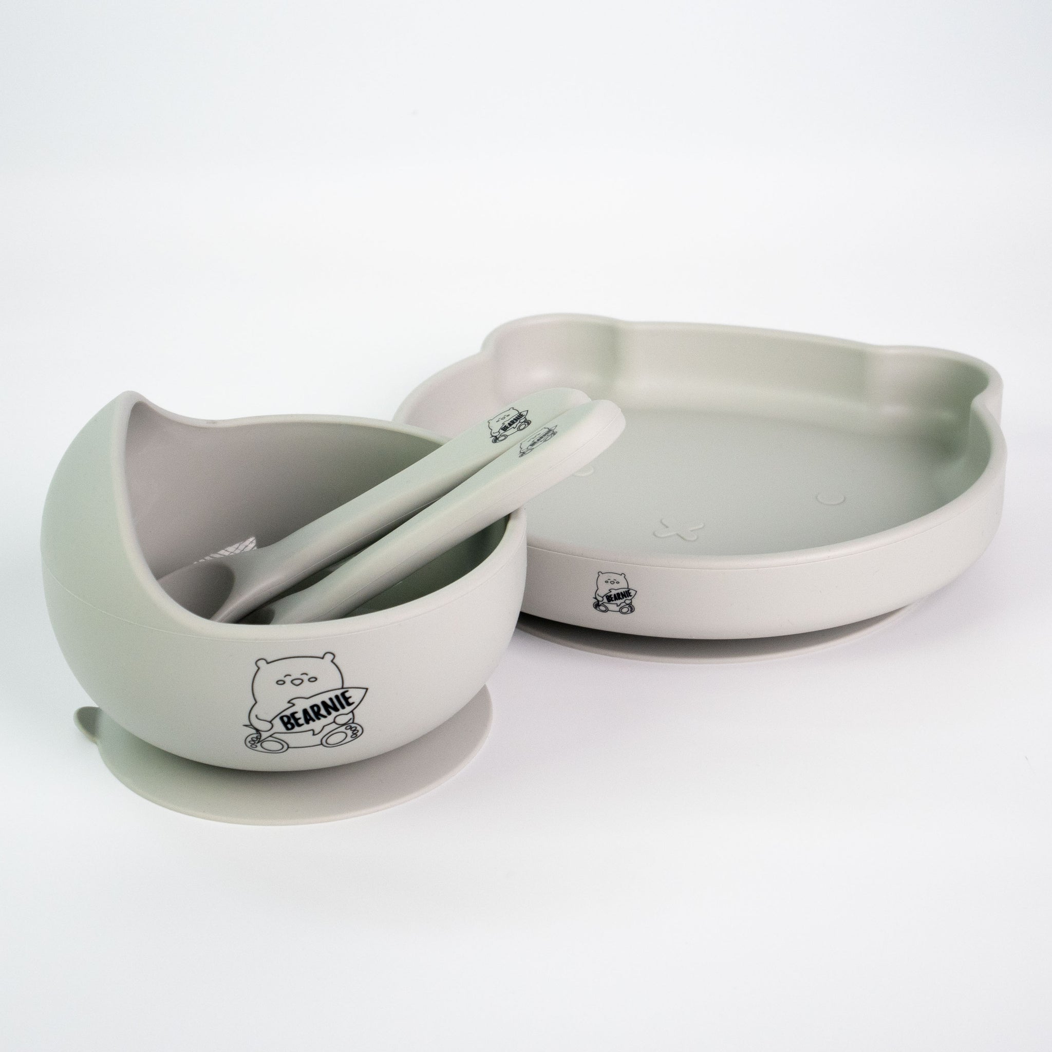 [Bundle] Grow with Bearnie Matching Bowl & Plate - Little Bearnie 