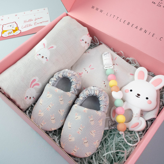 Hello Little One - Baby Luxe Gift Set (Bunny Series) - Little Bearnie 