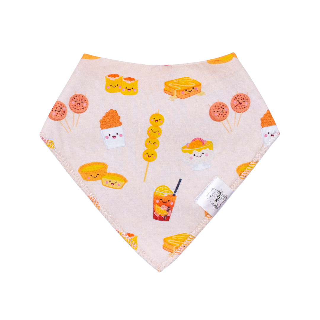 [SALE] Bandana Drool Bib - Hong Kong Foodies