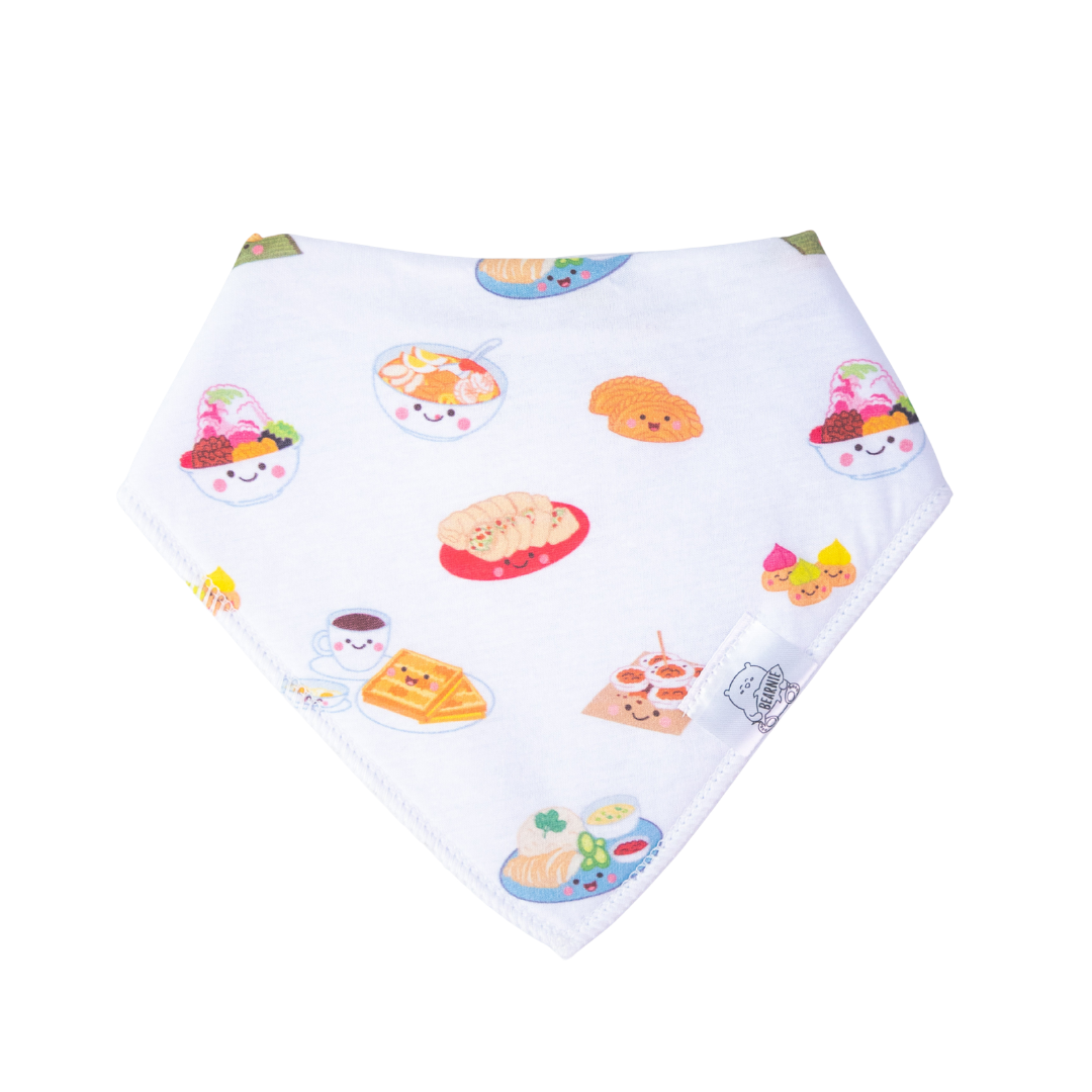 Bandana Drool Bib - Singapore Local Foodies