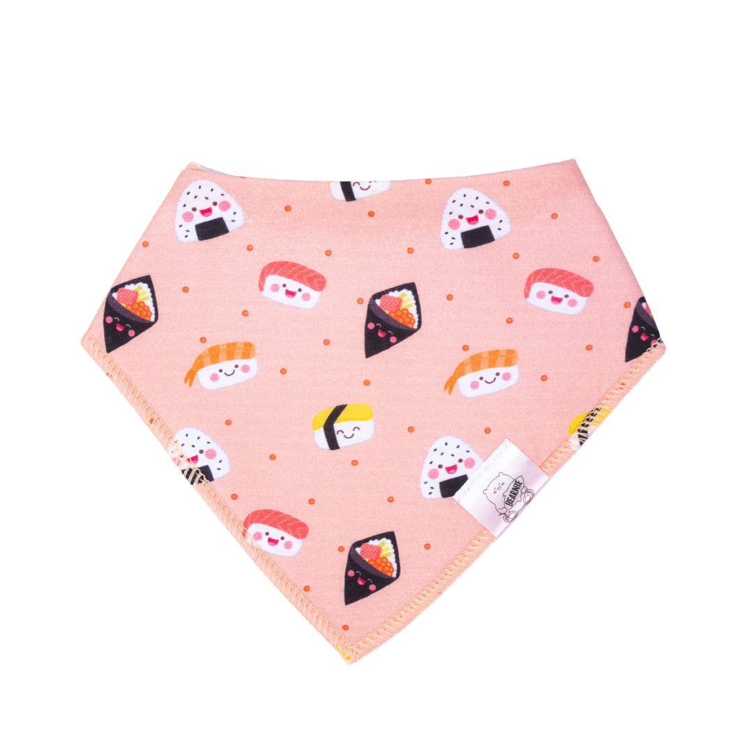 Bandana Drool Bib - Sushi Love