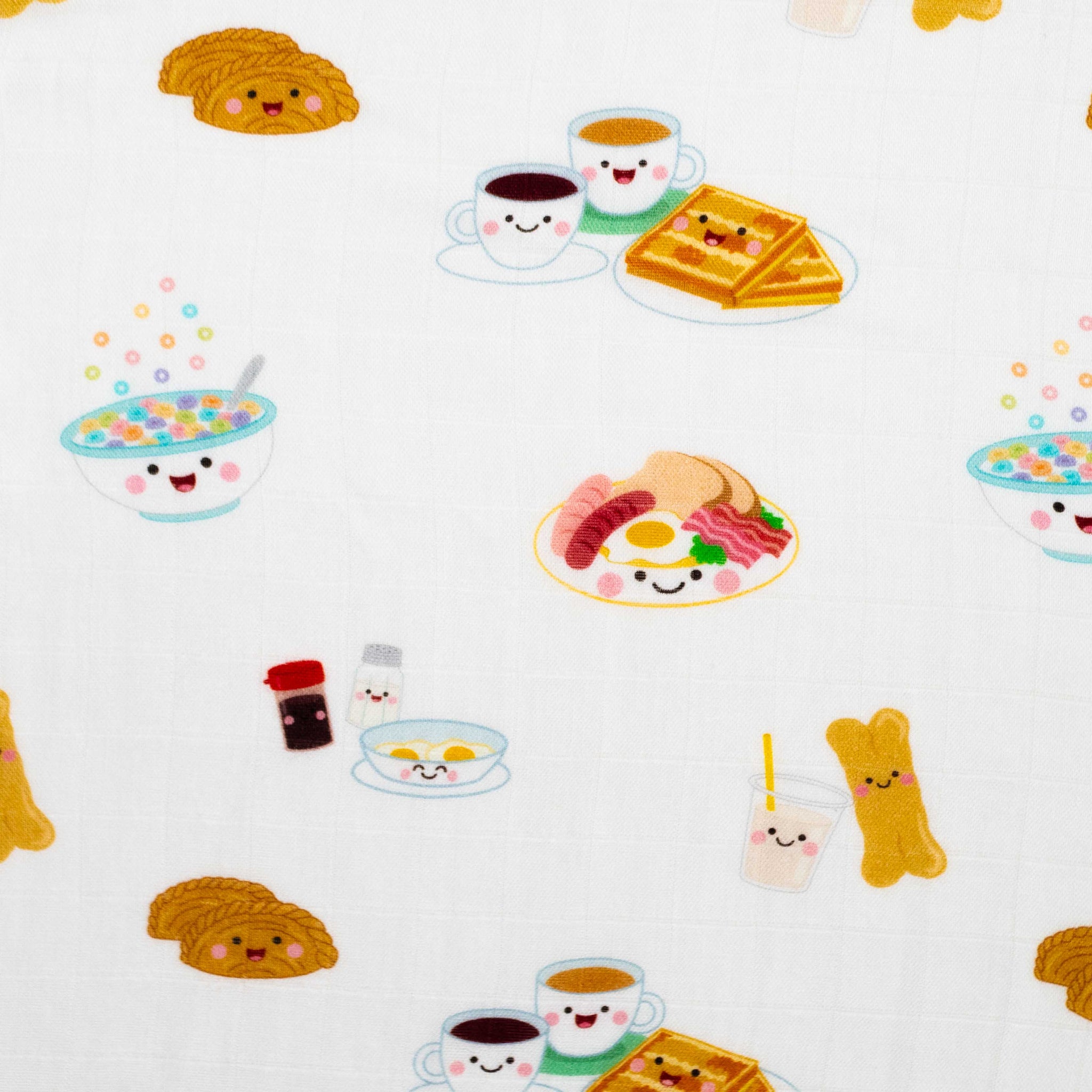 Swaddle / Baby Blanket - Breakfast Delights - Little Bearnie 