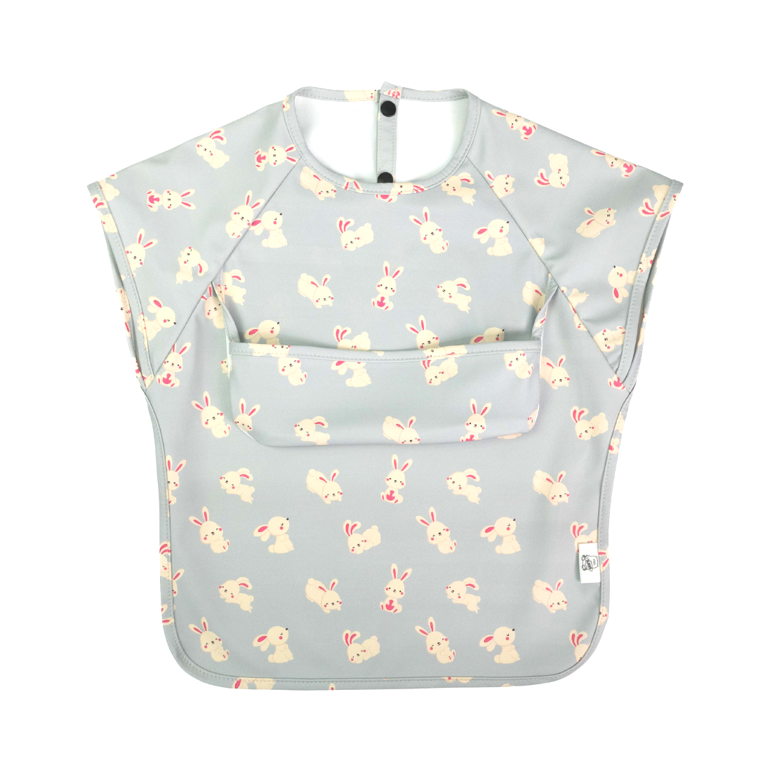 Junior Short Sleeved Waterproof Bib - Bunny