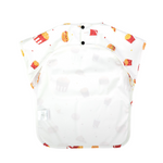 Junior Short Sleeved Waterproof Bib - Fast Food - Little Bearnie 