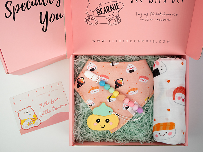 Hello Little One - Baby Premium Gift Set (Sushi Love Series) - Little Bearnie 