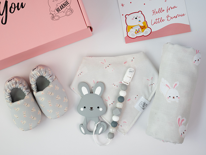 Hello Little One - Baby Luxe Gift Set (Bunny Series) - Little Bearnie 