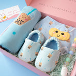 Hello Little One - Baby Luxe Gift Set (Boba Blue Series) - Little Bearnie 