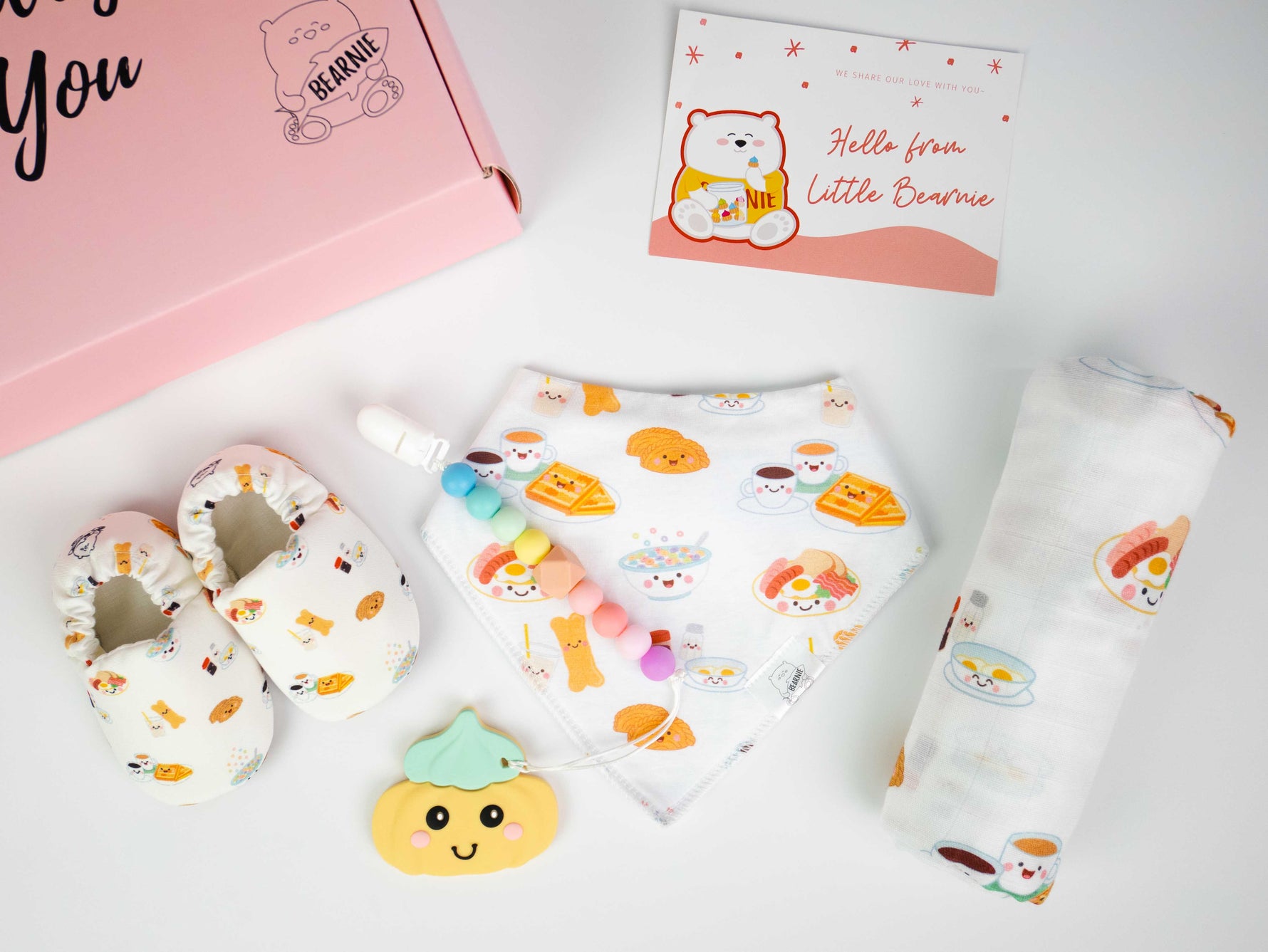 Hello Little One - Baby Luxe Gift Set (Breakfast Delights) - Little Bearnie 