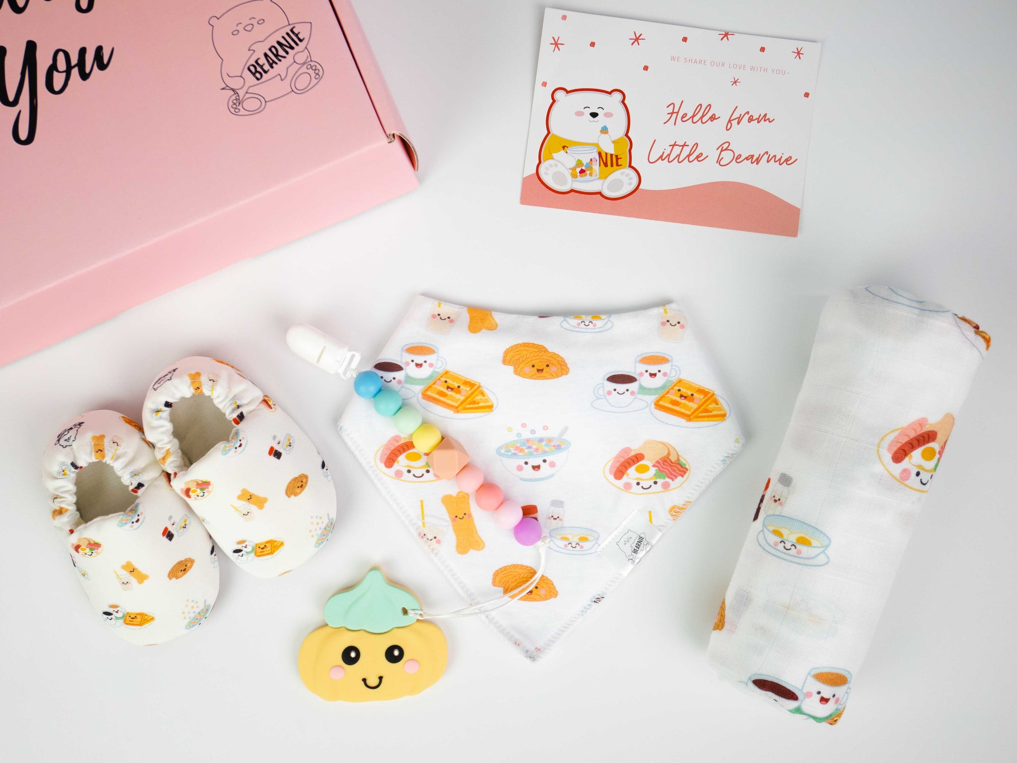 Hello Little One - Baby Luxe Gift Set (Breakfast Delights) - Little Bearnie 