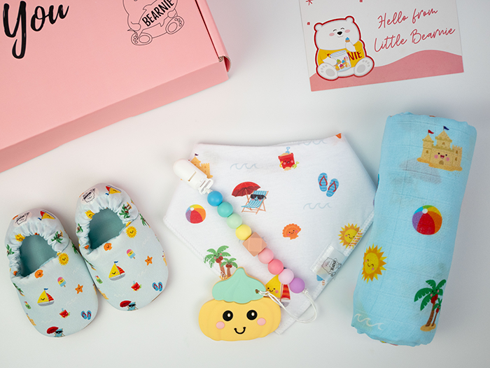 Hello Little One - Baby Luxe Gift Set (Fun Beach Day) - Little Bearnie 