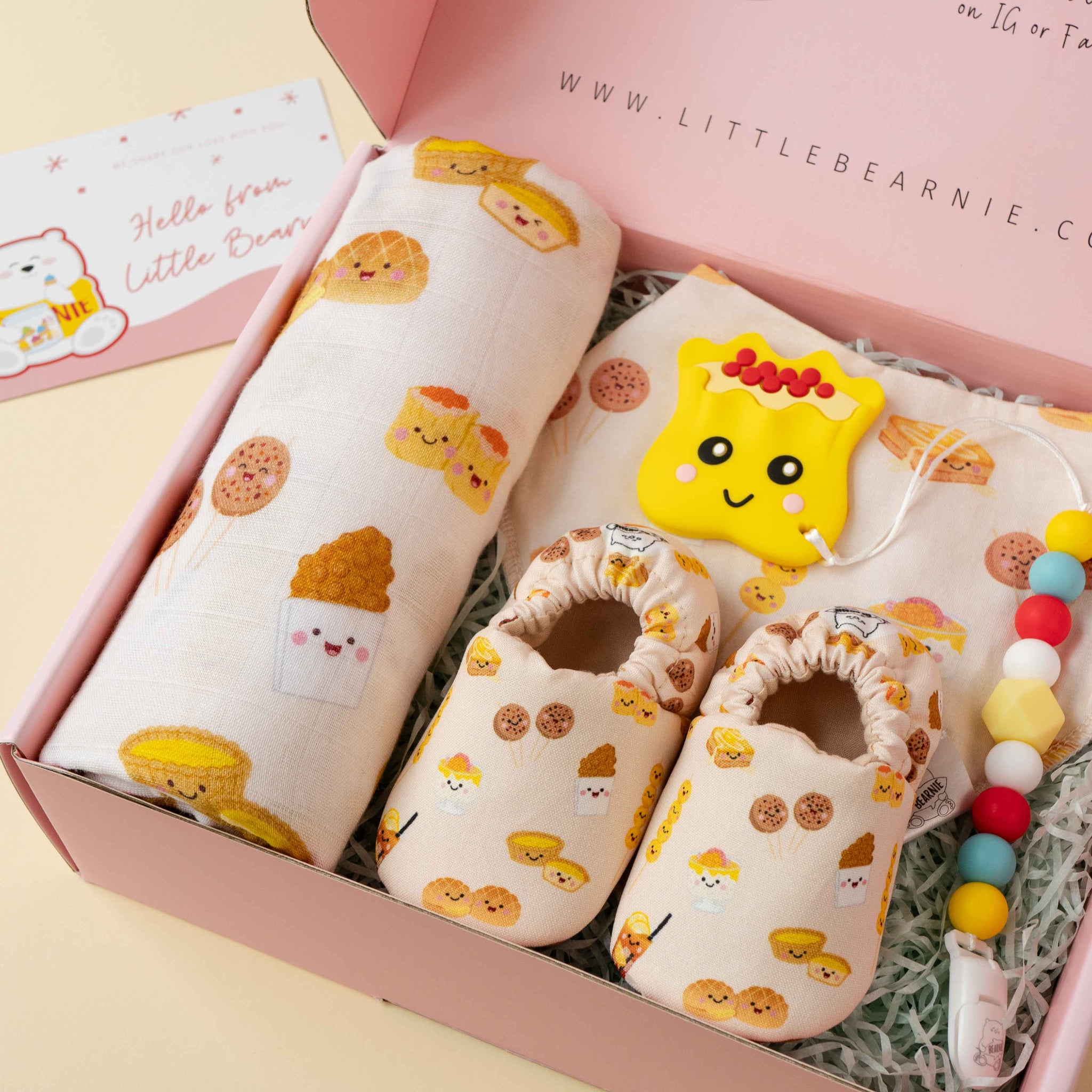 Hello Little One - Baby Luxe Gift Set (Hong Kong Foodies Series) - Little Bearnie 
