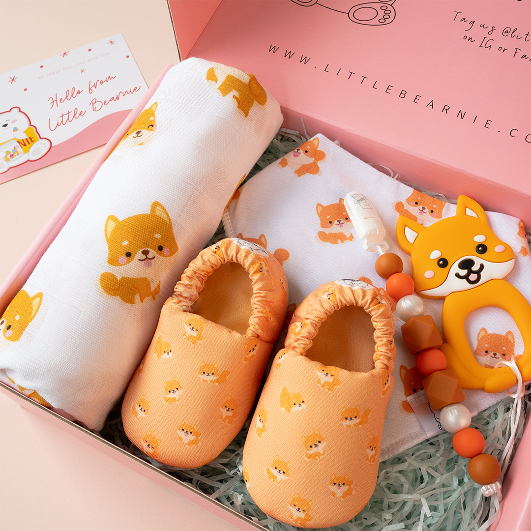 Hello Little One - Baby Luxe Gift Set (Shiba Series) - Little Bearnie 