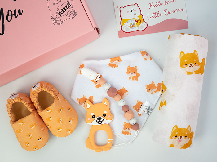 Hello Little One - Baby Luxe Gift Set (Shiba Series) - Little Bearnie 