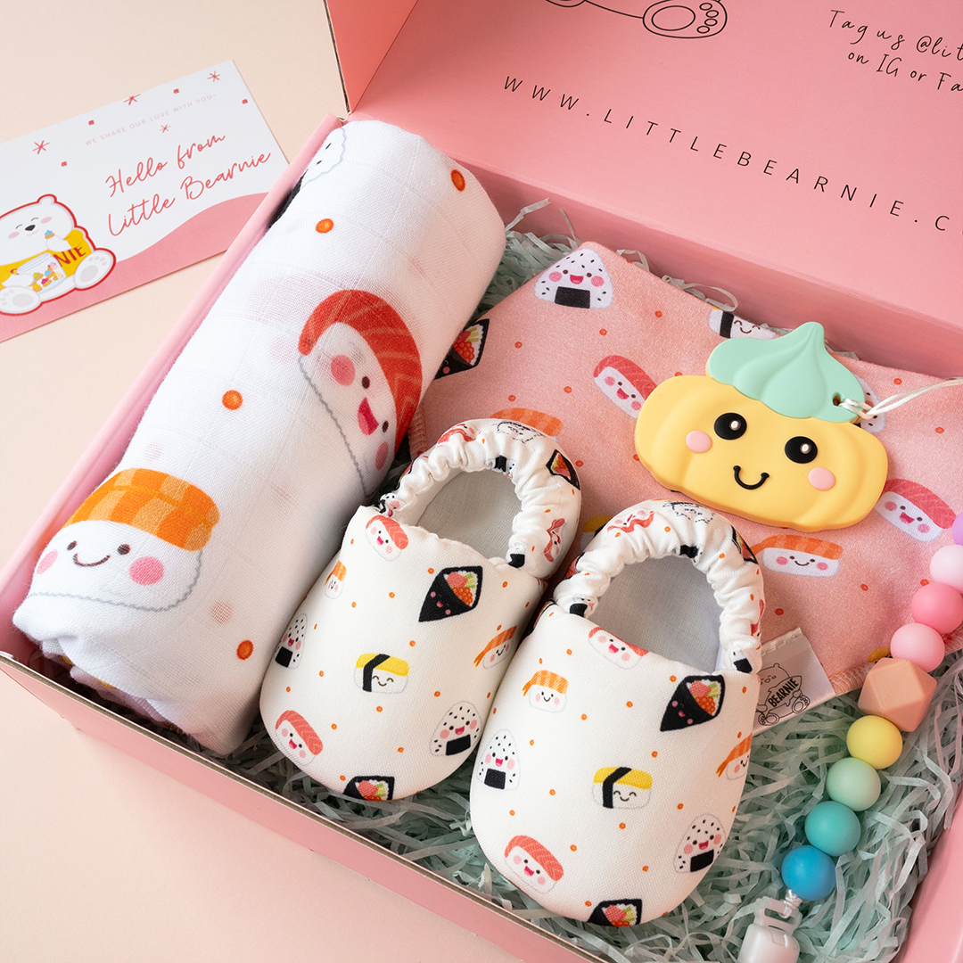 Hello Little One - Baby Luxe Gift Set (Sushi Love Series) - Little Bearnie 