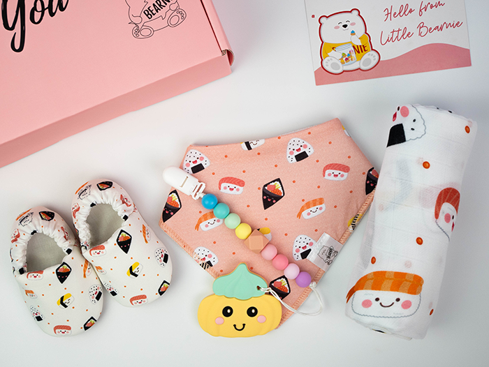 Hello Little One - Baby Luxe Gift Set (Sushi Love Series) - Little Bearnie 