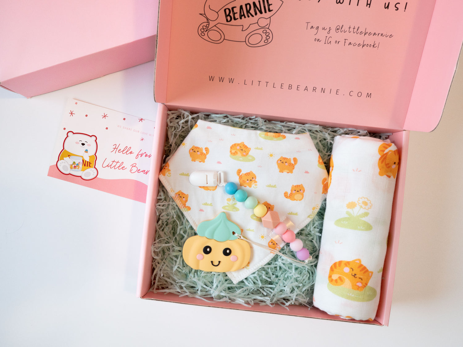 Hello Little One - Baby Premium Gift Set (Meow Meow Cat)