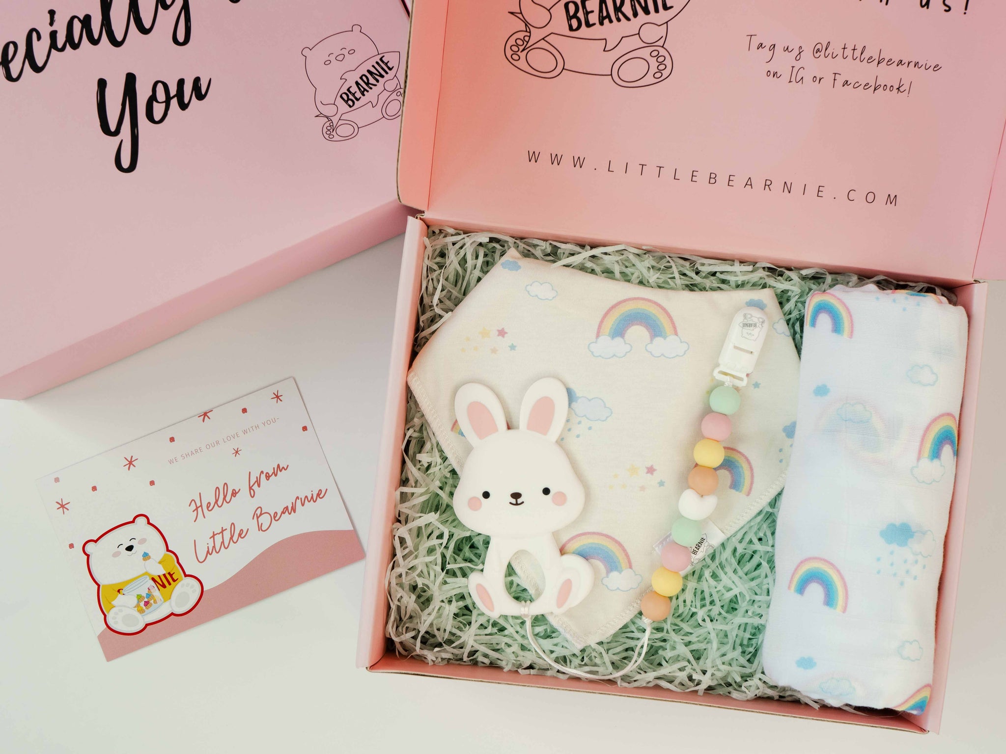 Hello Little One - Baby Premium Gift Set (Rainbow Series) - Little Bearnie 