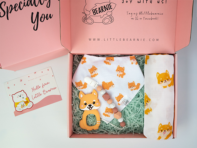 Hello Little One - Baby Premium Gift Set (Shiba Series) - Little Bearnie 
