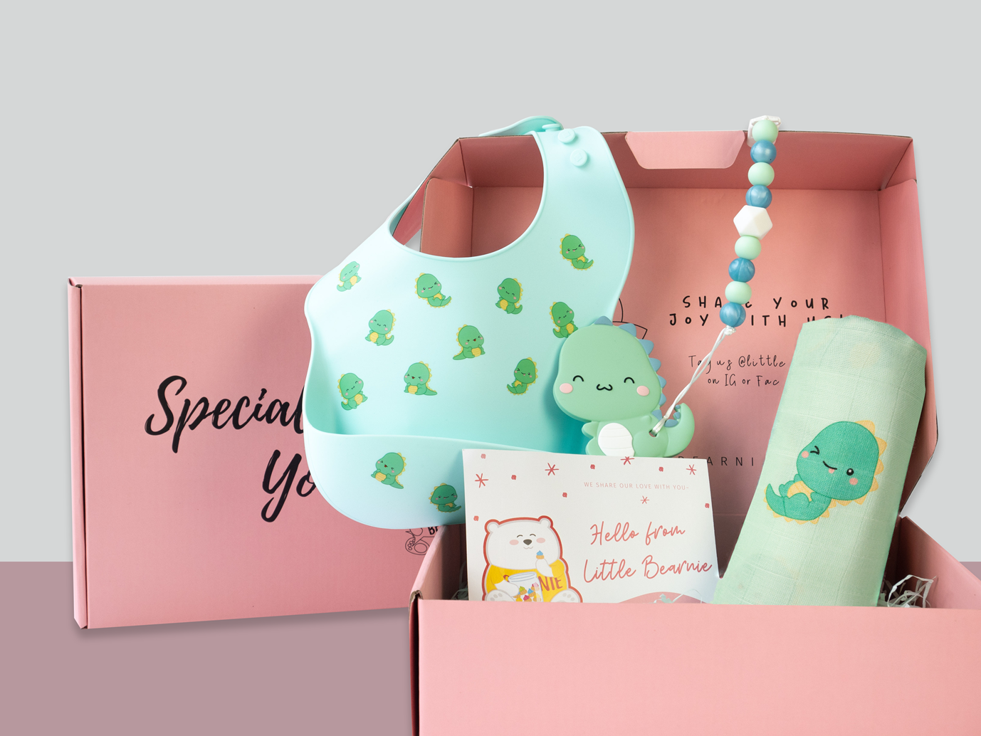 Baby Premium Gift Set (T-Rex Dino Series)