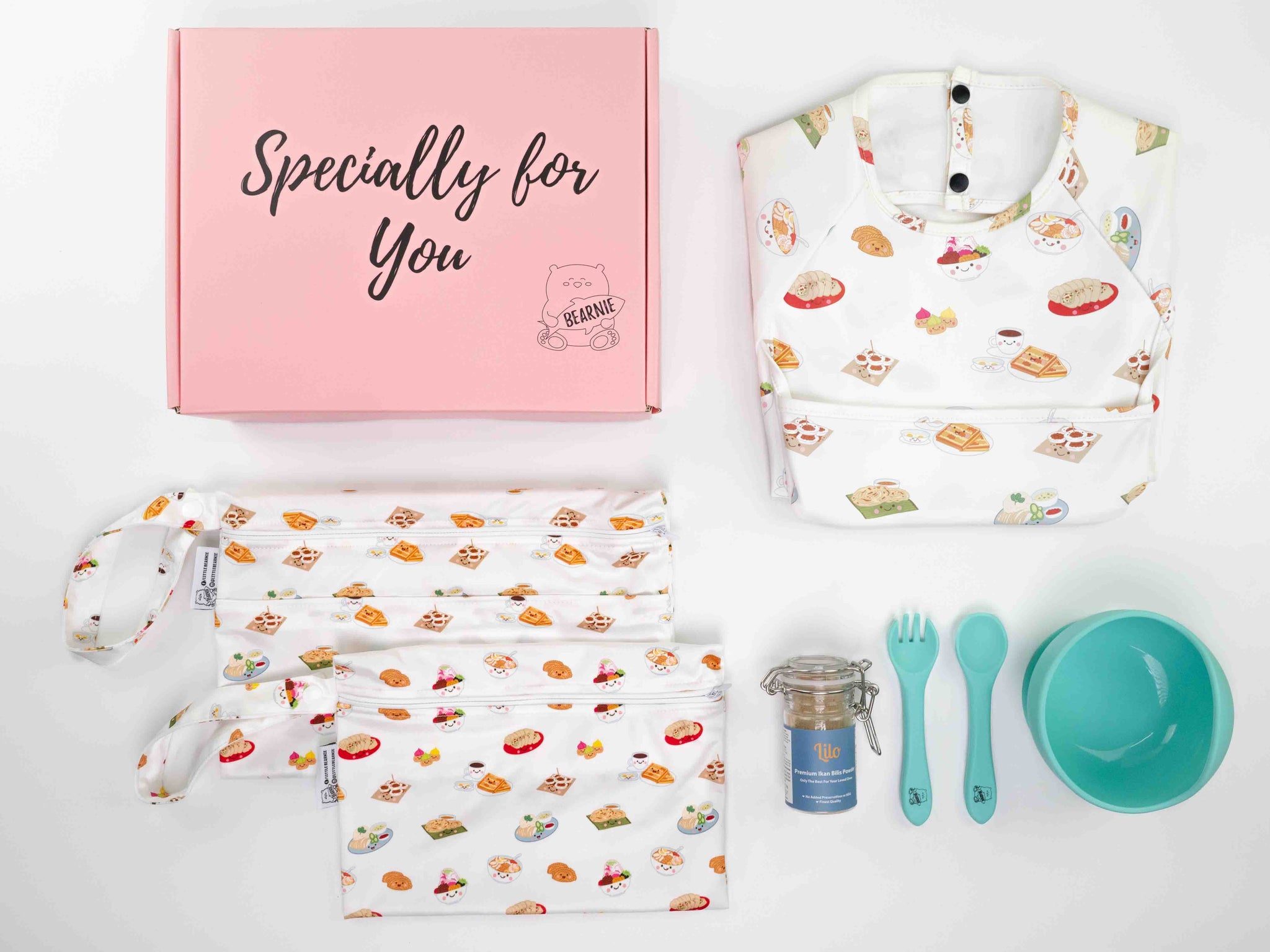 Little Traveler Deluxe Gift Set (Lilo Ikan Bilis Powder) - Little Bearnie 