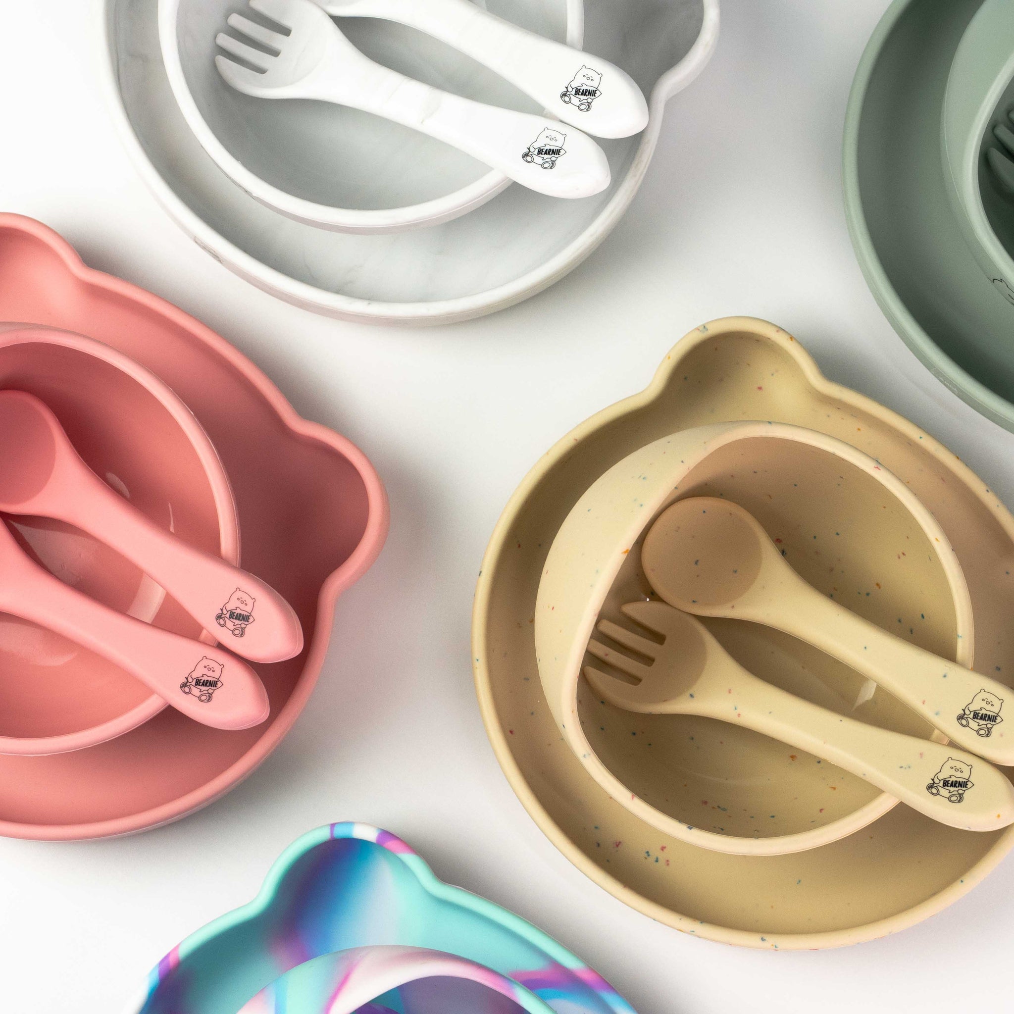 [Bundle] Grow with Bearnie Matching Bowl & Plate - Little Bearnie 