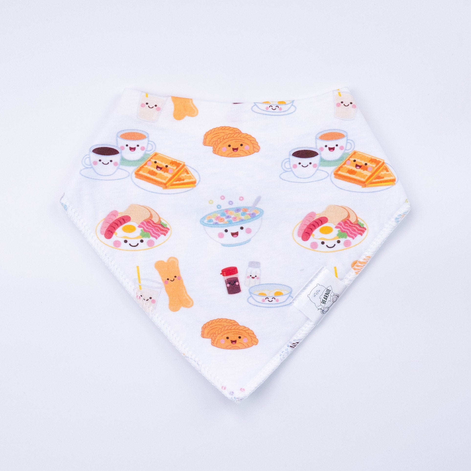Bandana Drool Bib - Breakfast Delights - Little Bearnie 