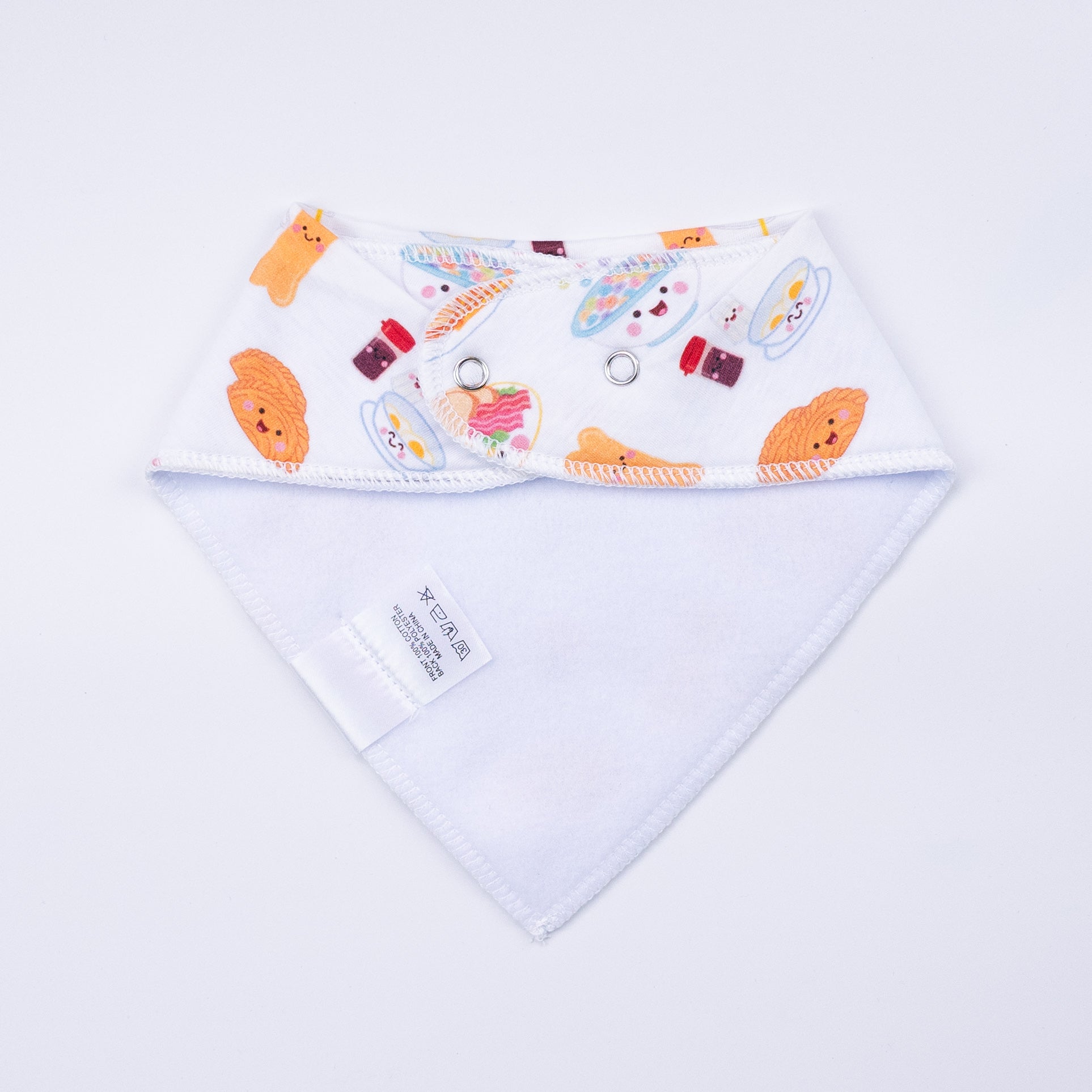 Bandana Drool Bib - Breakfast Delights - Little Bearnie 
