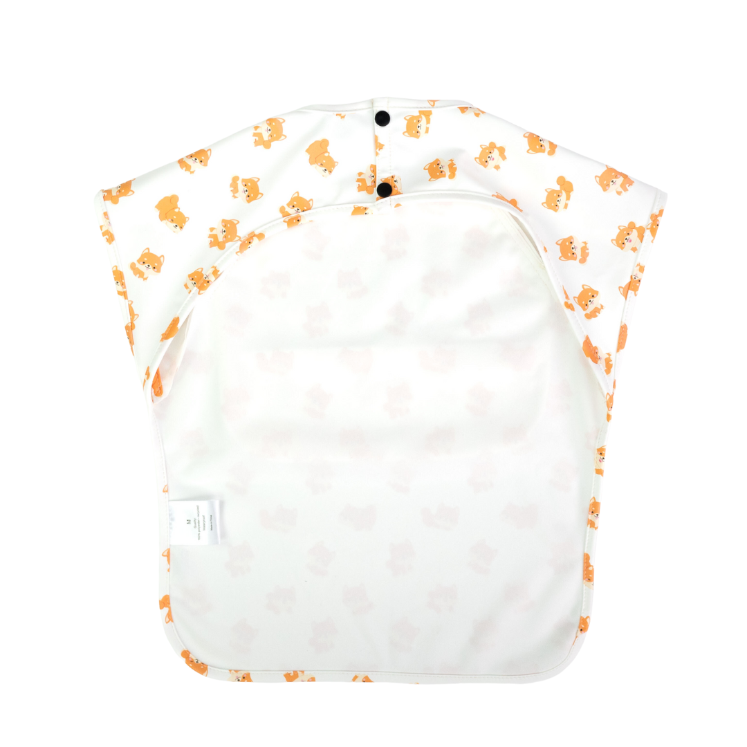 Junior Short Sleeved Waterproof Bib - Shiba - Little Bearnie 
