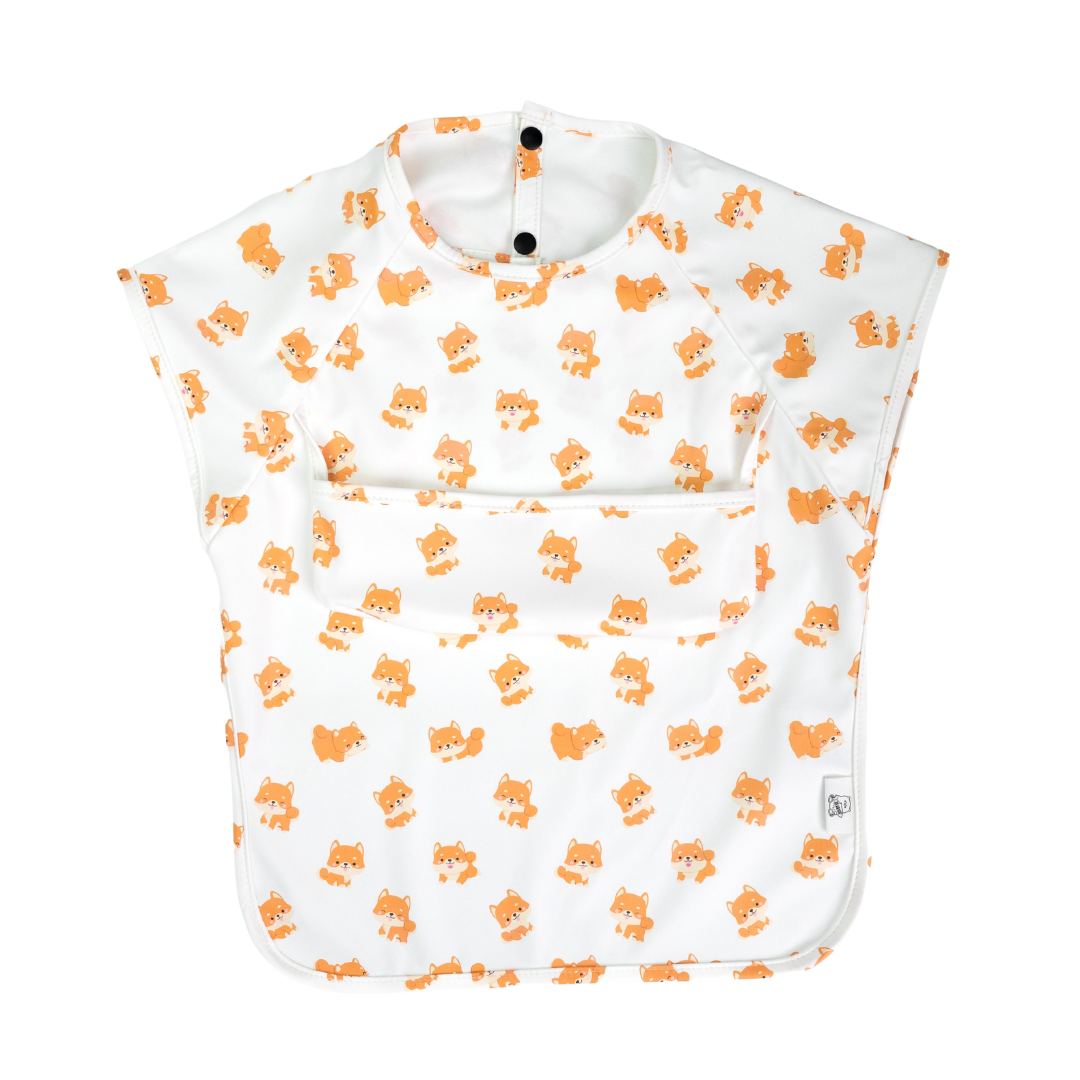 Junior Short Sleeved Waterproof Bib - Shiba