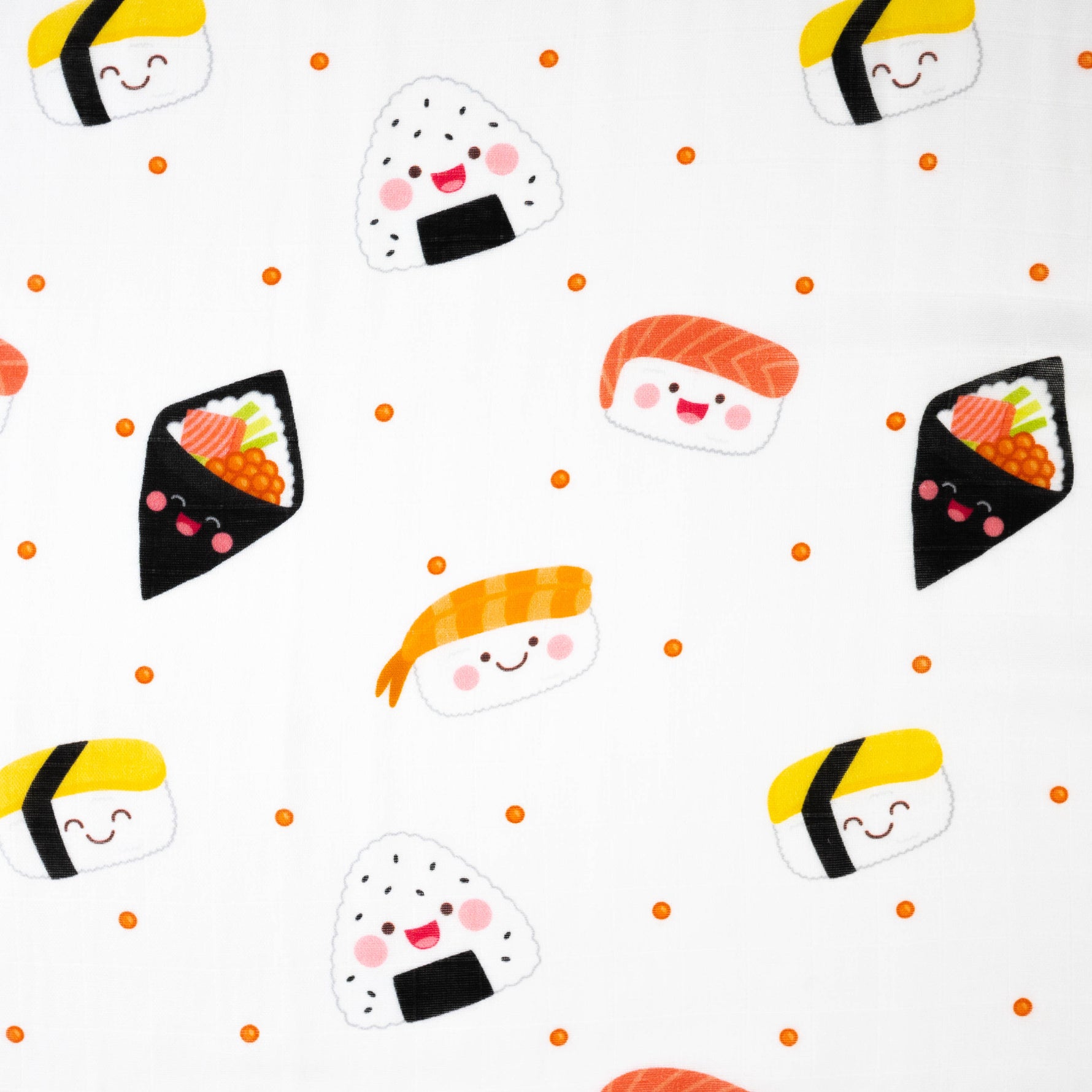 Swaddle / Baby Blanket - Sushi Love - Little Bearnie 