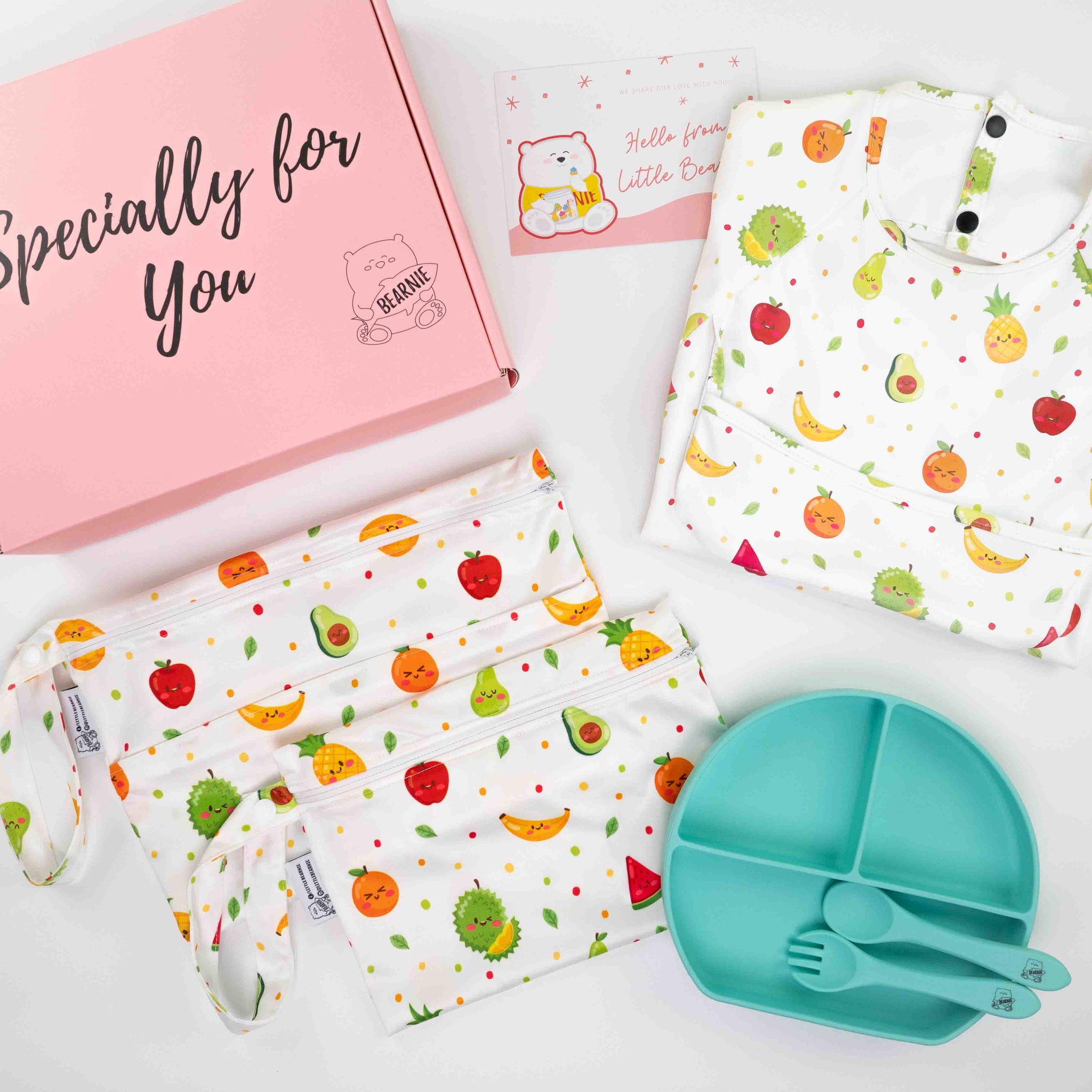 Little Traveler Gift Set (Divider Plate Series) - Little Bearnie 