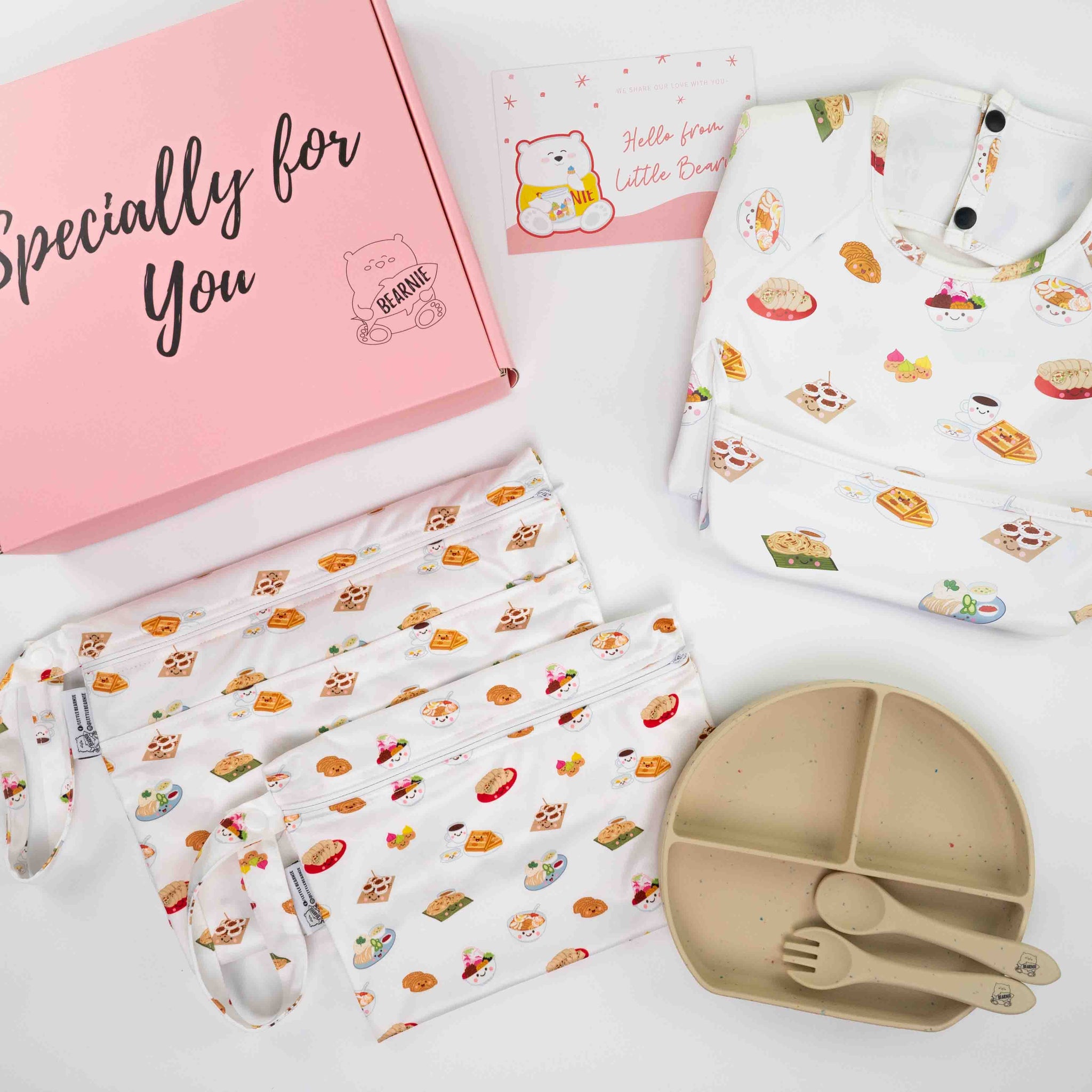Little Traveler Gift Set (Divider Plate Series) - Little Bearnie 