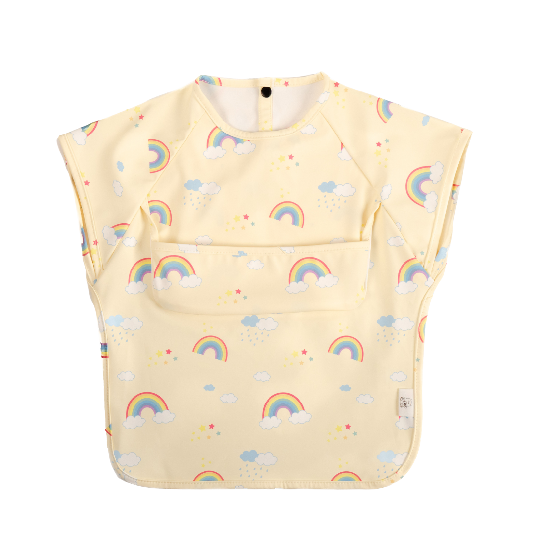 Junior Short Sleeved Waterproof Bib - Rainbow