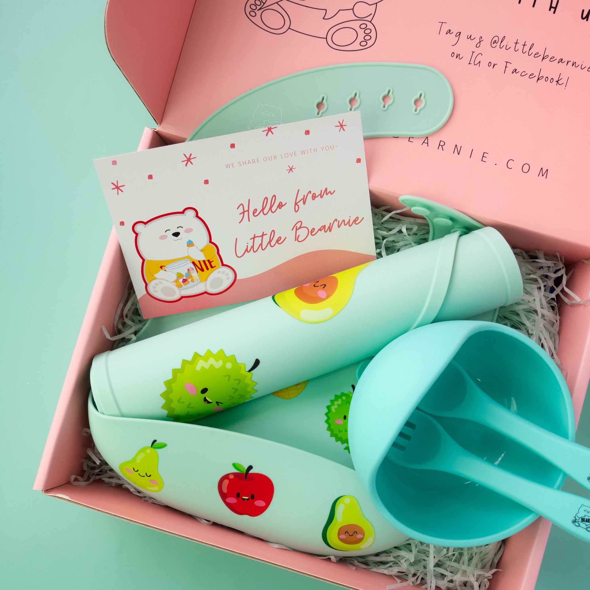 Happy Mealtime Feeding Gift Set - Little Bearnie 