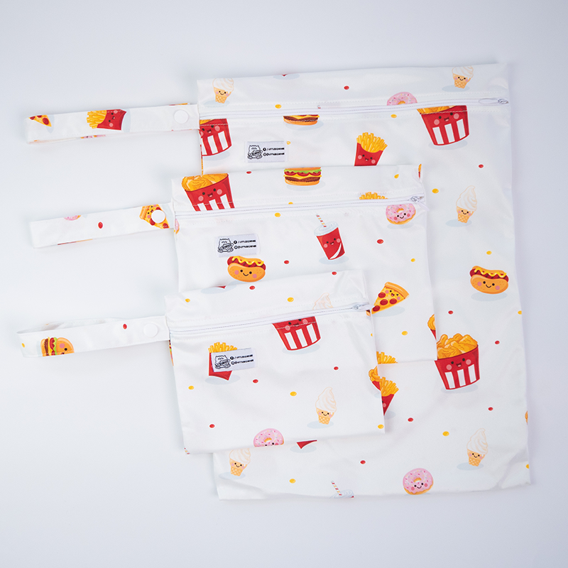 [Bundle of 3]Multipurpose Wet Bags - Fast Food