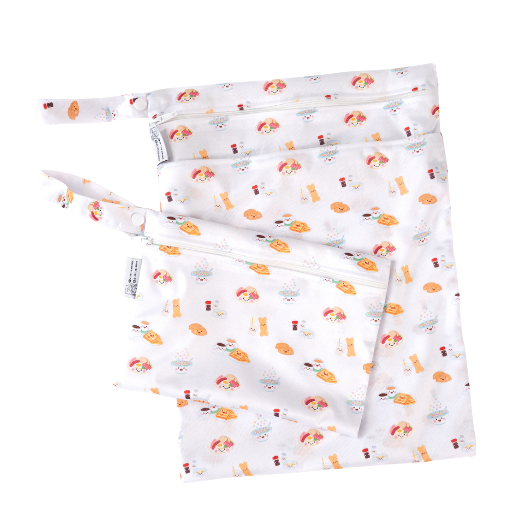 [Bundle of 2] Multipurpose Storage Bag / Wet Bags (V.2 - Waterproof Series) - Breakfast Delights