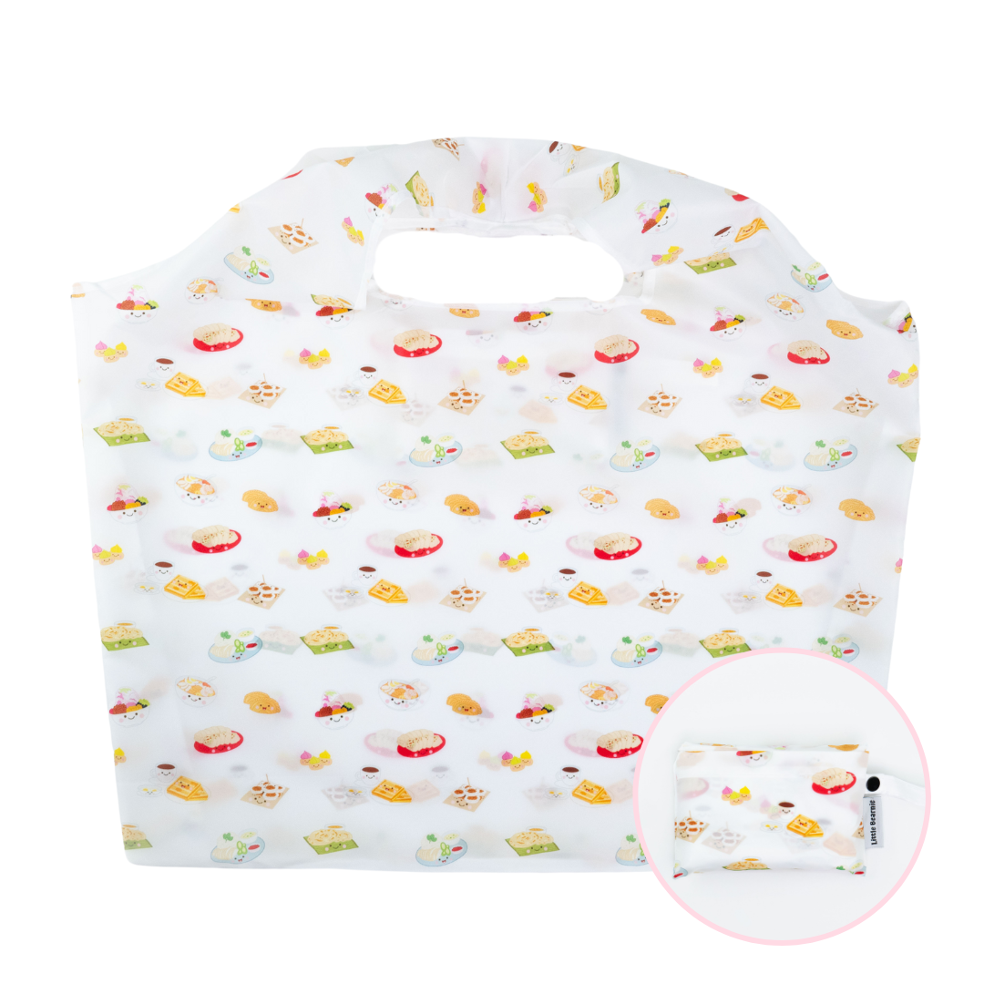 Eco Foldable XL Grocery Shopping Bag - Singapore Local Foodies