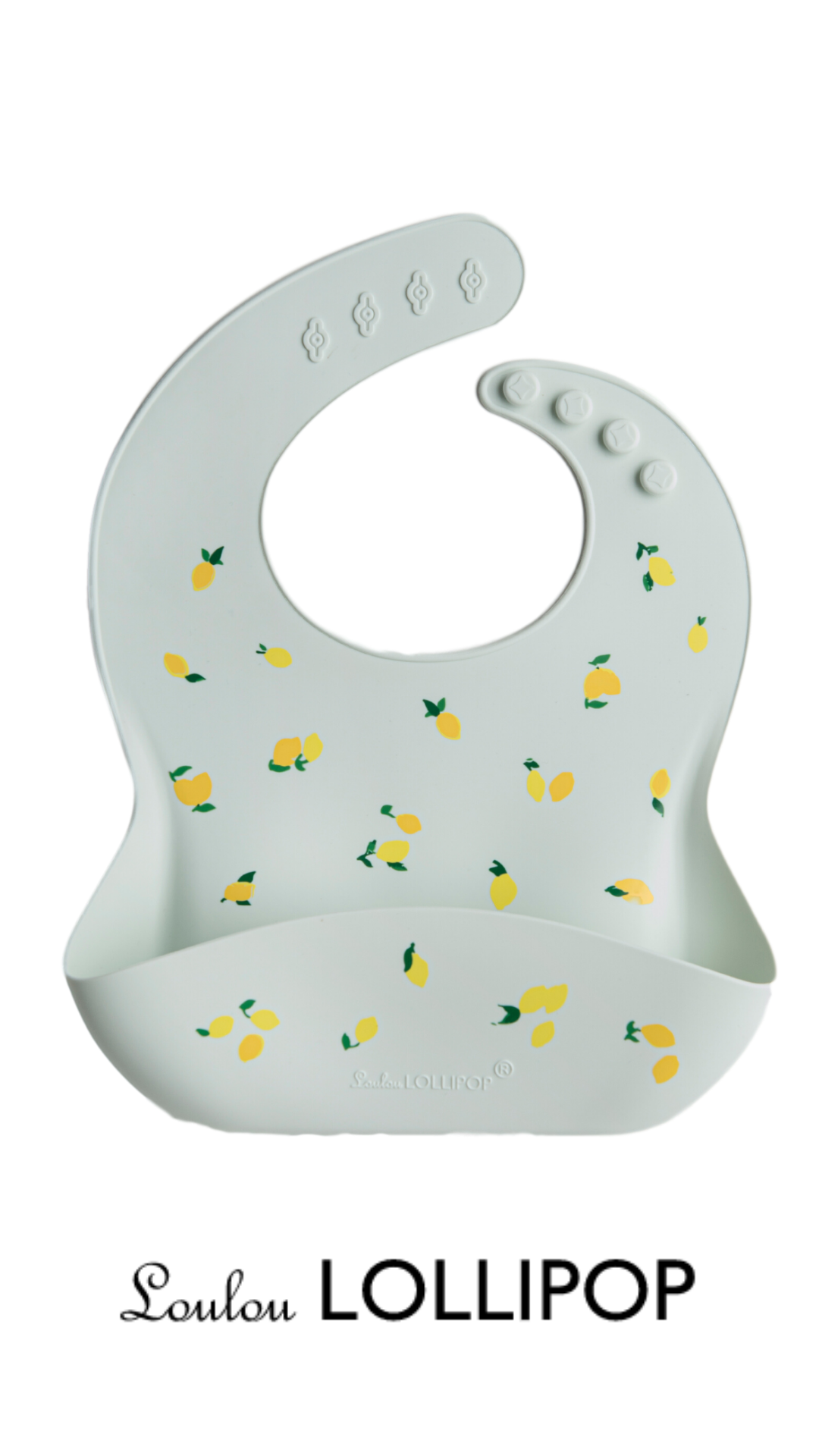 [SALE] Silicone Bib - Lemon