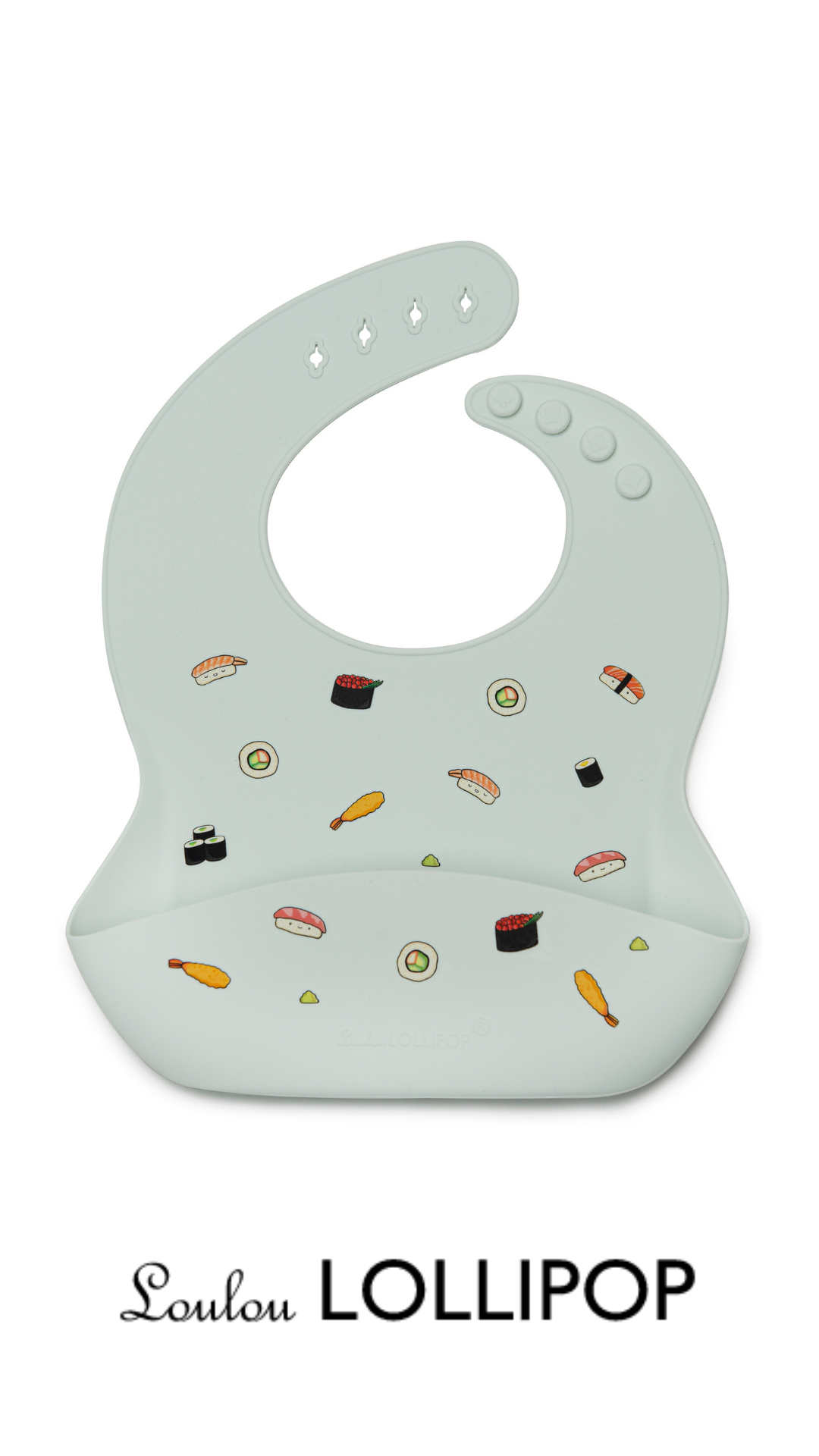 [SALE] Silicone Bib - Sushi