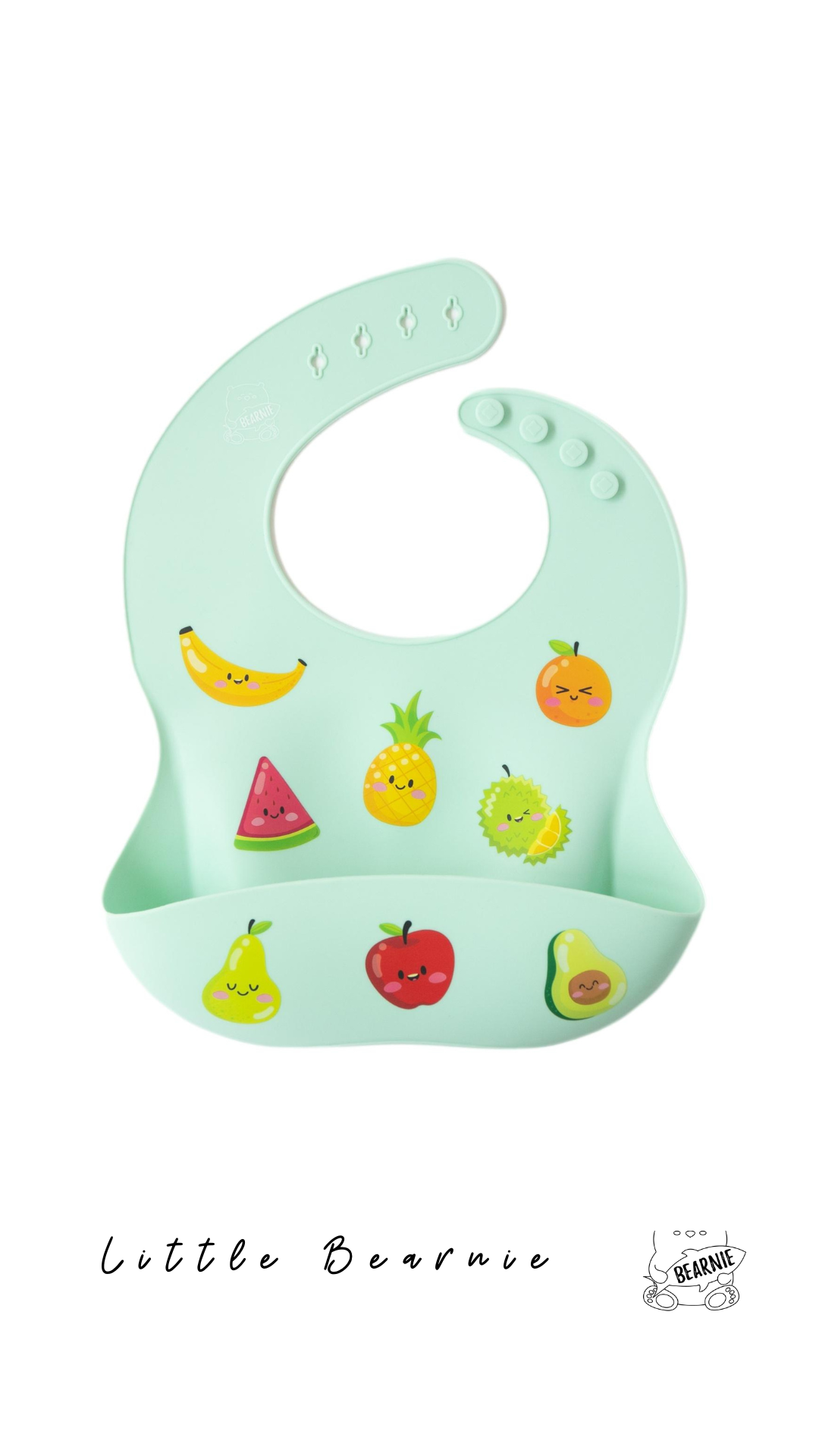 Silicone Bib - Fruity Fruits