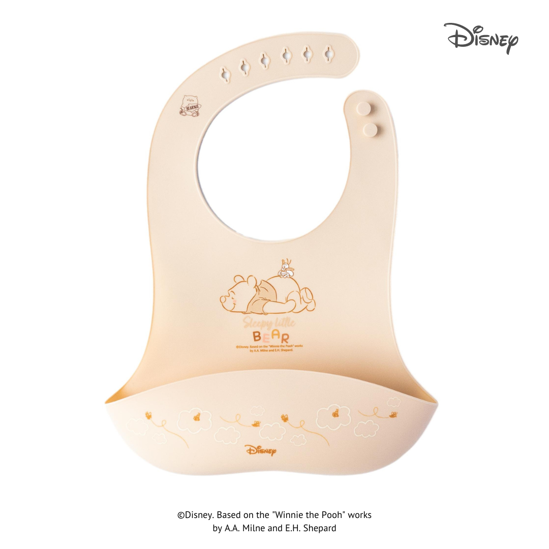 [Bundle] Winnie the Pooh Bib & Placemat (Sleepy Pooh)