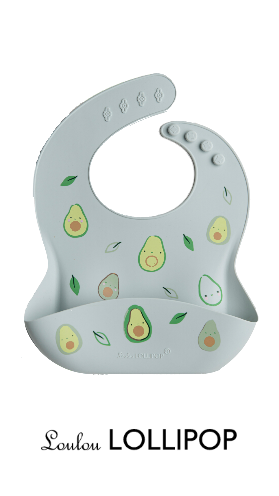 [SALE] Silicone Bib - Avocado