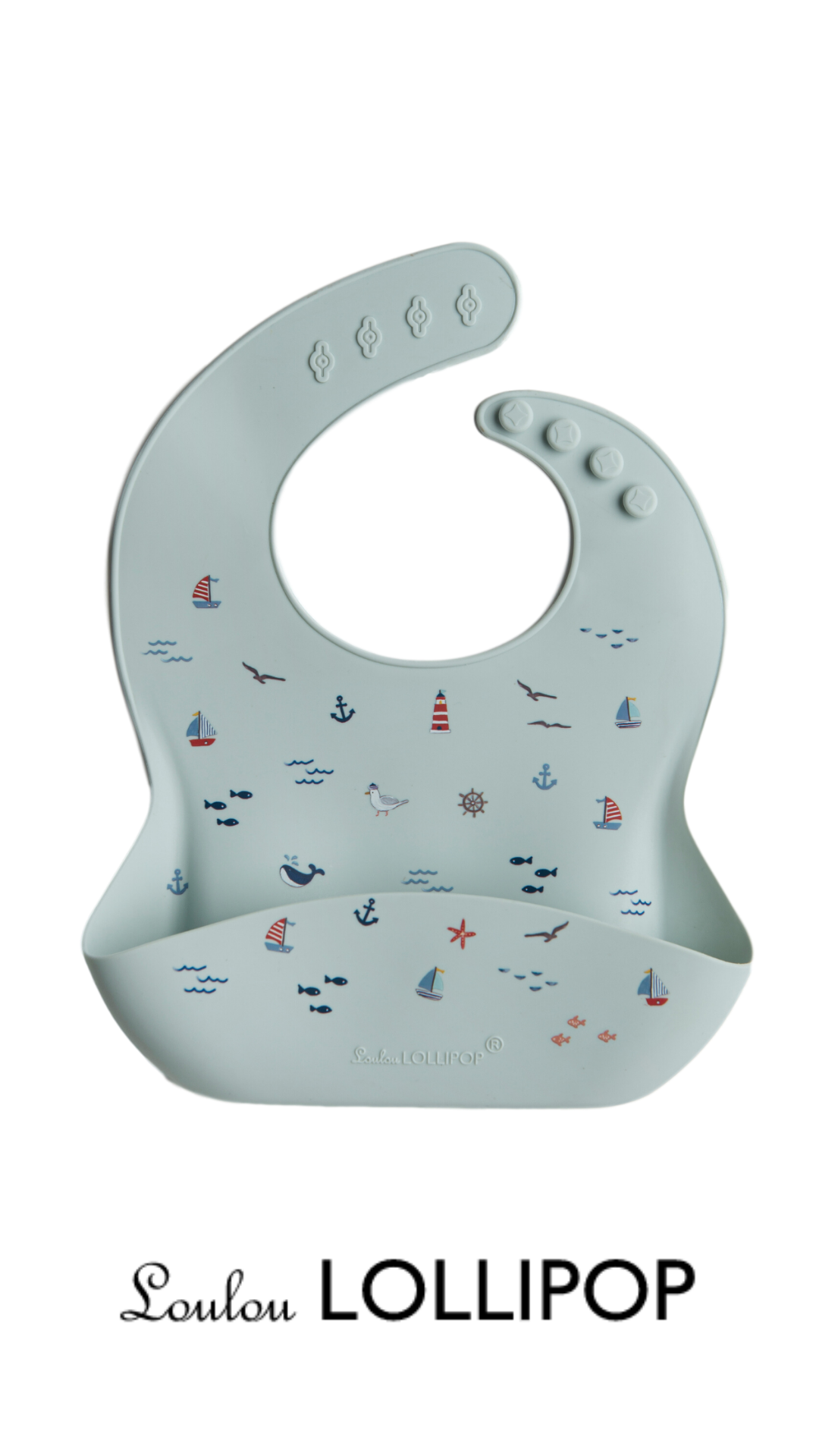 [SALE] Silicone Bib - Set Sail - Little Bearnie 