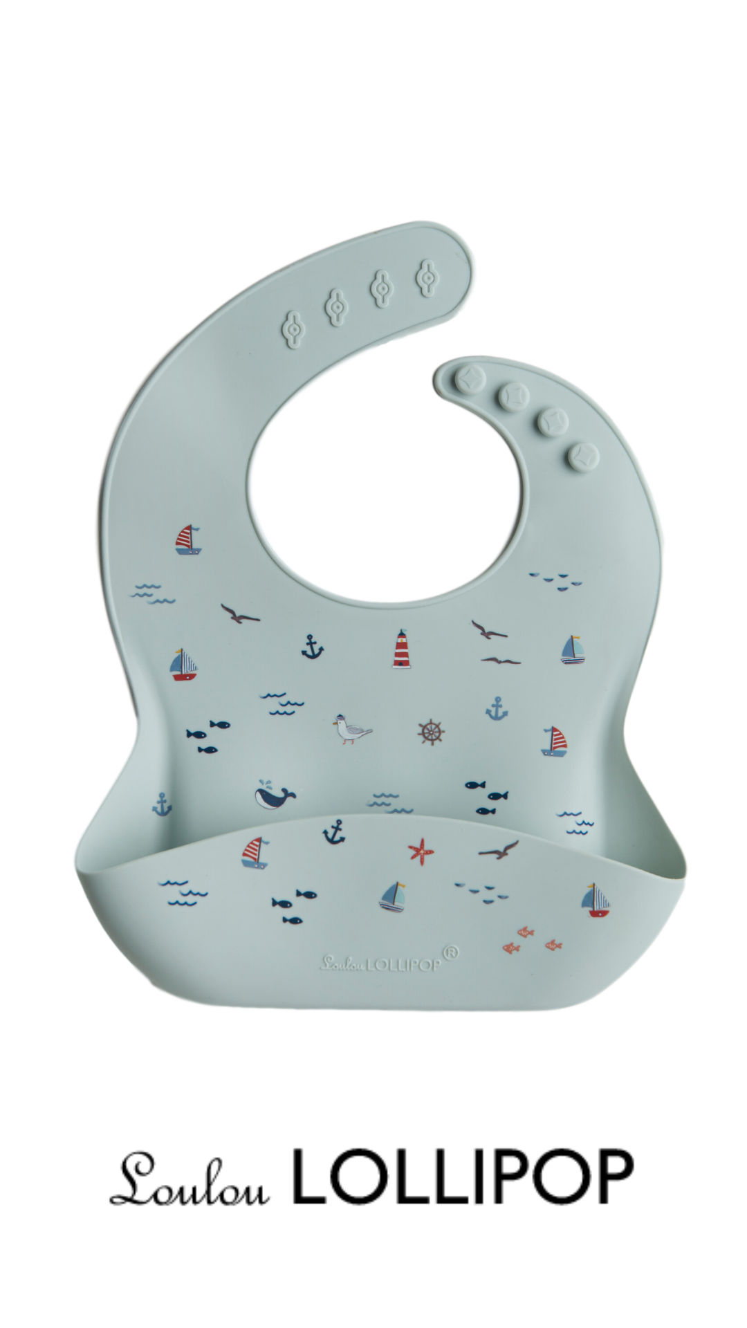 [SALE] Silicone Bib - Set Sail